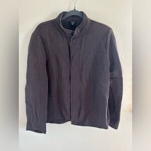 Eileen Fisher Gauze Silk Blend Button Cardigan Jacket Womens Size L